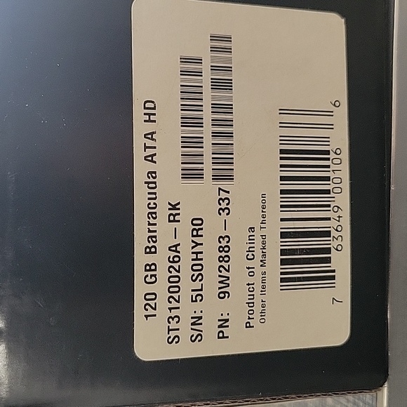 Seagate 120 GB In Box Upgrade Kit Internal Hard Drive. Never Used - Picture 3 of 16